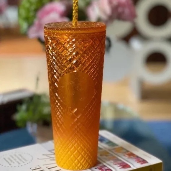Starbucks Accessories Starbucks Mango Jeweled Tumbler Poshmark